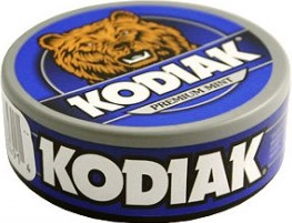 Kodiak Mint Chewing Tobacco made in USA, 4 x 5 can rolls, 680 g total. Free shipping!