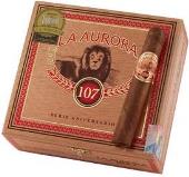 La Aurora 107 Robusto cigars made in Dominican Republic. Box of 21. Free shipping!