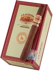 La Aurora 1962 Corojo Churchill cigars made in Dominican Republic. Box of 20. Free shipping!