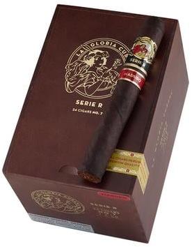 La Gloria Cubana Serie R No. 7 Maduro cigars made in Dominican Republic. Box of  24. Free shipping!