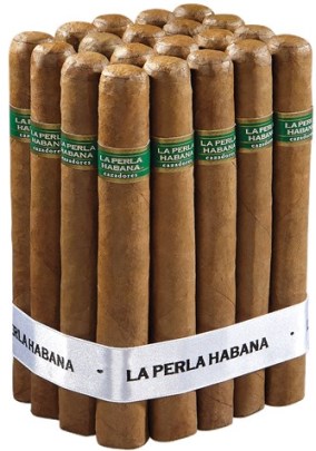 La Perla Habana Cazadores Connecticut Toro cigars made in Dom. Rep. 3 x Bundle of 20, Ships Free!