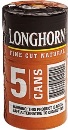Longhorn Natural Fine Cut Chewing Tobacco made in USA, 4 x 5 can rolls, 680 g total. Free shipping!