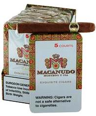 Macanudo Cafe Court Cigars made in Dominican Republic. 12 tins x 5, 60 total. Free shipping!