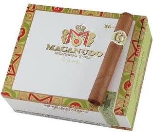 Macanudo Cafe Hyde Park Cigars made in Dominican Republic. Box of 25. Free shipping!