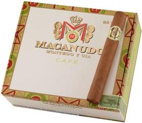 Macanudo Cafe Tudor Cigars made in Dominican Republic. Box of 25. Free shipping!