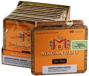 Macanudo Gold Ascot cigarillos made in Dominican Republic. 10 Tins x 10. 100 Total. Free shipping!