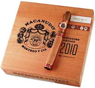 Macanudo Vintage 2010 Churchill cigars made in Dominican Republic. Box of 20. Free shipping!