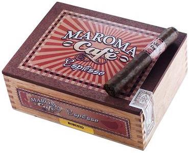 Maroma Cafe Espresso Robusto Cigars made in Honduras. 2 x Box of 25. Free shipping!