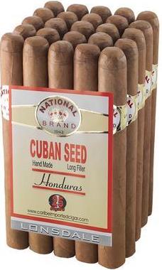 National Brand Lonsdale cigars made in Honduras. 3 x Bundles of 25. Free shipping!