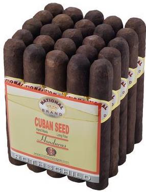 National Brand Rotschild Maduro cigars made in Honduras. 3 x Bundles of 25. Free shipping!
