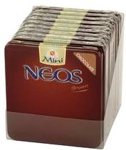 Neos Mini Brown Chocolate cigarillos made in Belgium. 20 tins of 10. Free shipping!