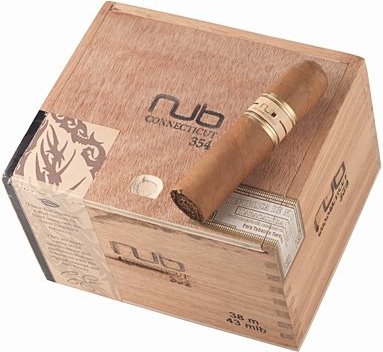 Nub Connecticut 354 cigars made in Nicaragua. Box of 24. Free shipping!