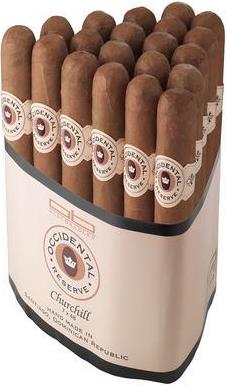 Occidental Reserve Connecticut Churchill cigars made in Dom.Republic. 3 x Bundle of 20. Ships Free!