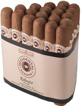 Occidental Reserve Connecticut Robusto cigars made in Dom.Republic. 3 x Bundle of 20. Ships Free!
