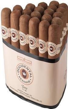 Occidental Reserve Connecticut Toro cigars made in Dom.Republic. 3 x Bundle of 20. Ships Free!