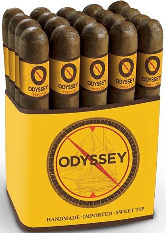 Odyssey Sweet Tip Robusto cigars made in Nicaragua. 3 x Bundle of 20. Free shipping!