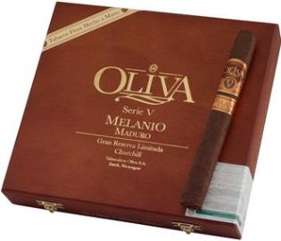Oliva Serie V Melanio Maduro Churchill cigars made in Nicaragua. Box of 10. Free shipping!