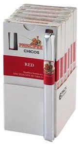 Principes Chicos Red Cherry cigarillos made in Dom. Republic. 30 x 5 pack. 150 total. Free shipping!