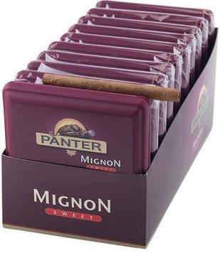 Panter Mignon Sweet Cigars made in Netherlands. 20 x tin of 20 cigarillos, 400 total. Free shipping!