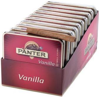Panter Vanilla Cigars made in Netherlands. 20 x tin of 20 cigarillos, 400 total. Free shipping!