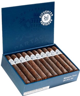 Partagas Cifuentes Maduro Toro cigars made in Dominican Rep. 2 x Bundle of 20. Free shipping!