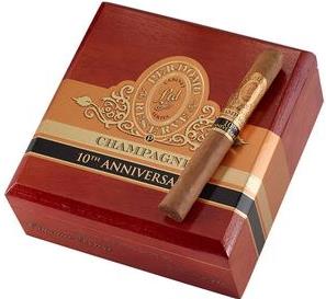 Perdomo 10th Anniversary Champagne Corona Extra Cigars made in Nicaragua. Box of 25. Free shipping!