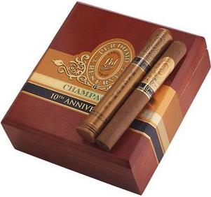 Perdomo 10th Anniversary Champagne Magnum Tubo Cigars made in Nicaragua. Box of 12. Ships Free!