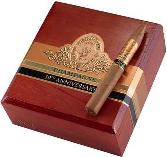 Perdomo 10th Anniversary Champagne Torpedo Cigars made in Nicaragua. Box of 25. Free shipping!