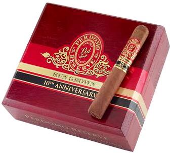 Perdomo Reserve 10th Anniversary Sun-Grown Epicure cigars made in Nicaragua. Box of 25. Ships Free!