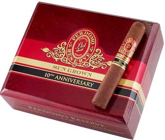 Perdomo Reserve 10th Anniversary Sun-Grown Super Toro cigars made in Nicaragua. Box of 25.Free ship.