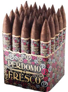 Perdomo Fresco Torpedo Maduro cigars made in Nicaragua. 2 x Bundle of 25. Free shipping!