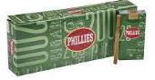 Phillies Menthol Little Filtered cigars made in USA. 4 cartons of 200. Free shipping!
