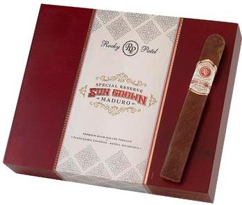Rocky Patel Sun Grown Maduro Toro cigars made in Nicaragua. Box of 20. Free shipping!