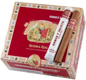 Romeo Y Julieta Reserva Real Veronas Court cigars made in Dominican Republic. Box of 20. Ships free!