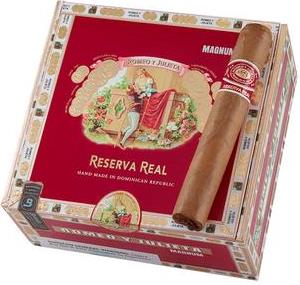 Romeo Y Julieta Reserva Real Magnum cigars made in Dominican Republic. Box of 20. Free shipping!