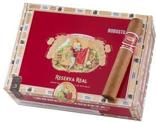 Romeo Y Julieta Reserva Real Robusto cigars made in Dominican Republic. Box of 25. Free shipping!