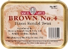 Samuel Gawith Brown No. 4 Tinned Pipe Tobacco. 50 g tin. Free shipping!