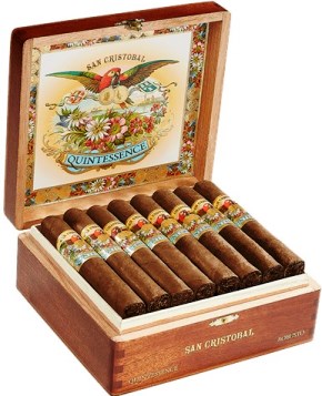 San Cristobal Quintessence Robusto cigars made in Nicaragua. Box of 24. Free shipping!