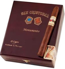 San Cristobal Monumento cigars made in Nicaragua. Box of 22. Free shipping!