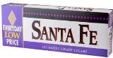 Santa Fe Little Filtered Grape Cigars made in USA. 4 x cartons of 10 packs of 20. Free shipping!