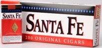Santa Fe Little Filtered Original Cigars made in USA. 4 x cartons of 10 packs of 20. Free shipping!