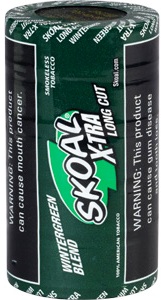 Skoal X-tra Long Cut Wintergreen Blend Chewing Tobacco, 4 x 5 can rolls, 680 g total. Ships free!