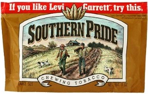 Southern Pride Chewing Tobacco made in USA, 12 x 85 g pouches, 1020 g total. Free shipping!