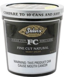 Stokers Fine Cut Natural Snuff Tobacco made in USA. 3 x 340 g tubes. 1020 g total. Free shipping!