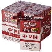 Swisher Sweets Mini Natural Cigarillos made in Dominican Republic. 20 x 6 Pack. Free shipping!