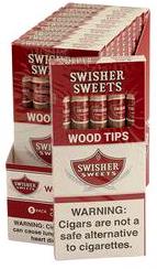 Swisher Sweets Wood Tip Cigars made in Dominican Republic. 20 x 5 pack, 100 total. Free shipping!