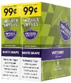 Swisher Sweets Cigarillos White Grape Foil Fresh made in USA, 90 x 2 pack, 180 total. Free shipping!
