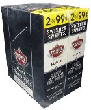 Swisher Sweets Foil Fresh Black Cigarillos made in Dominican Republic. 90 x 2 pack. Free shipping!