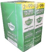 Swisher Sweets Foil Fresh Green Sweet Cigarillos made in Dominican Republic. 90 x 2 pack.