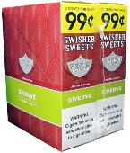 Swisher Sweets Foil Fresh Swerve Cigarillos made in Dominican Republic. 90 x 2 pack.